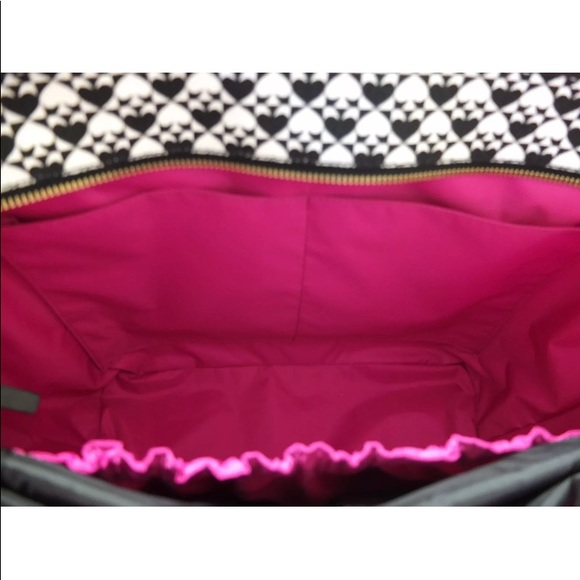 NWT KATE SPADE PENN PLACE BLACK WHITE DIAPER BAG - Picture 7 of 7